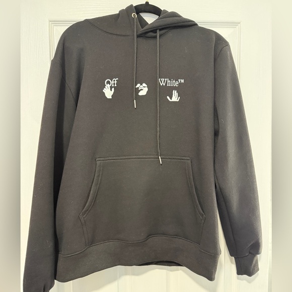 Off-White Black Cotton Sweatshirt - Picture 3 of 4